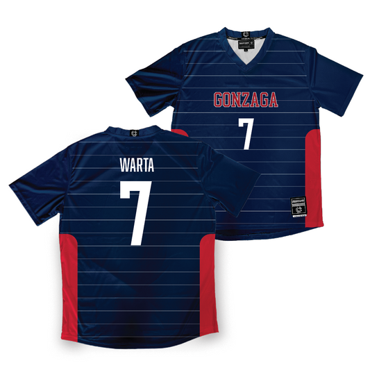 Gonzaga Women's Soccer Navy Jersey - Emelia Warta