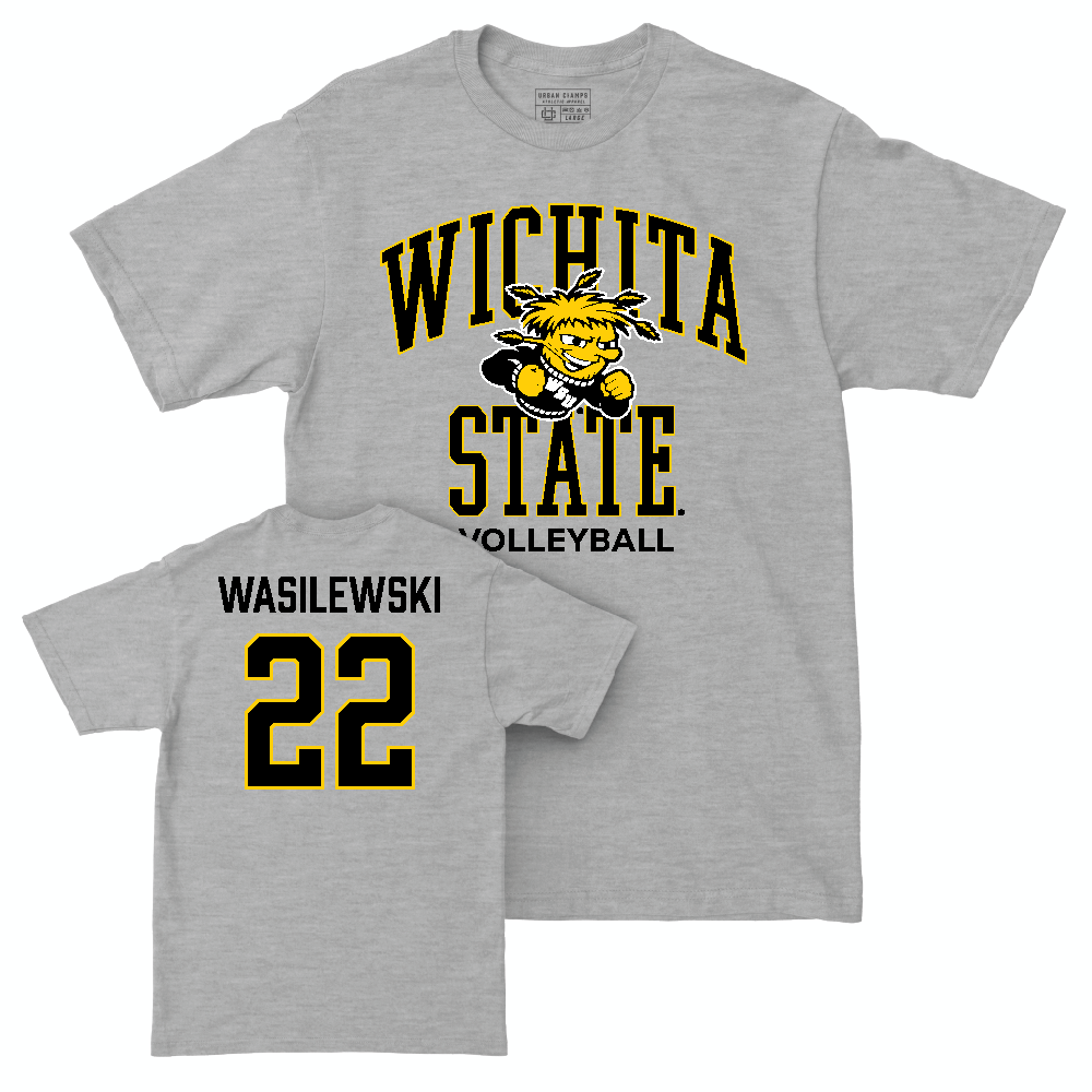 Wichita State Women's Volleyball Sport Grey Classic Tee   - Nadia Wasilewski