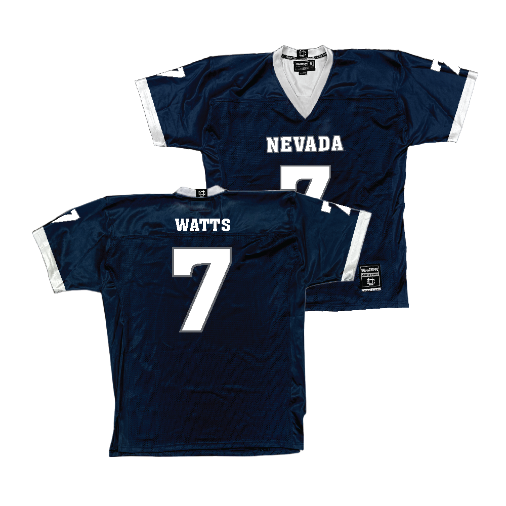 Nevada Navy Football Jersey - Drue Watts | #7