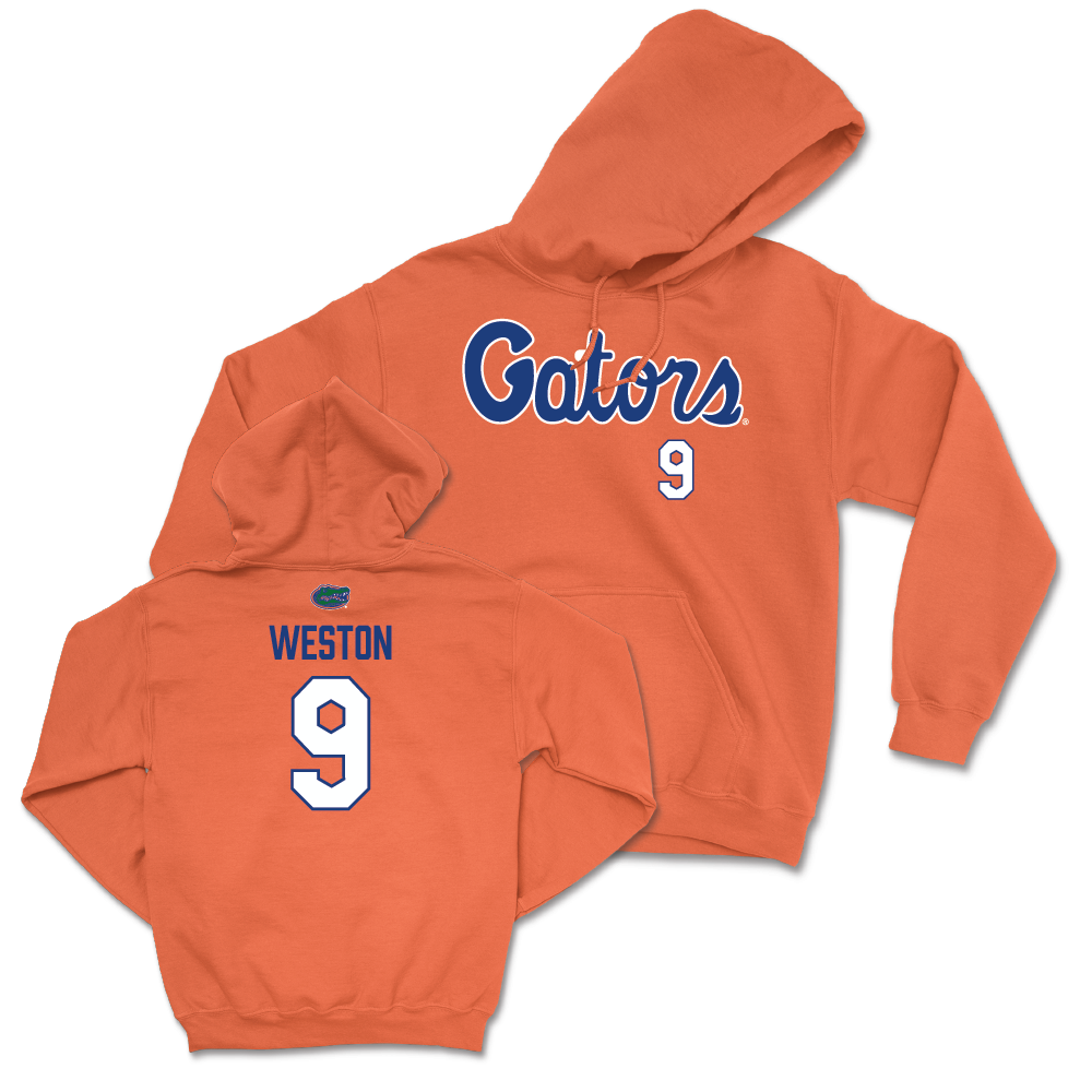 Florida Football Orange Script Hoodie - jamarkis Weston