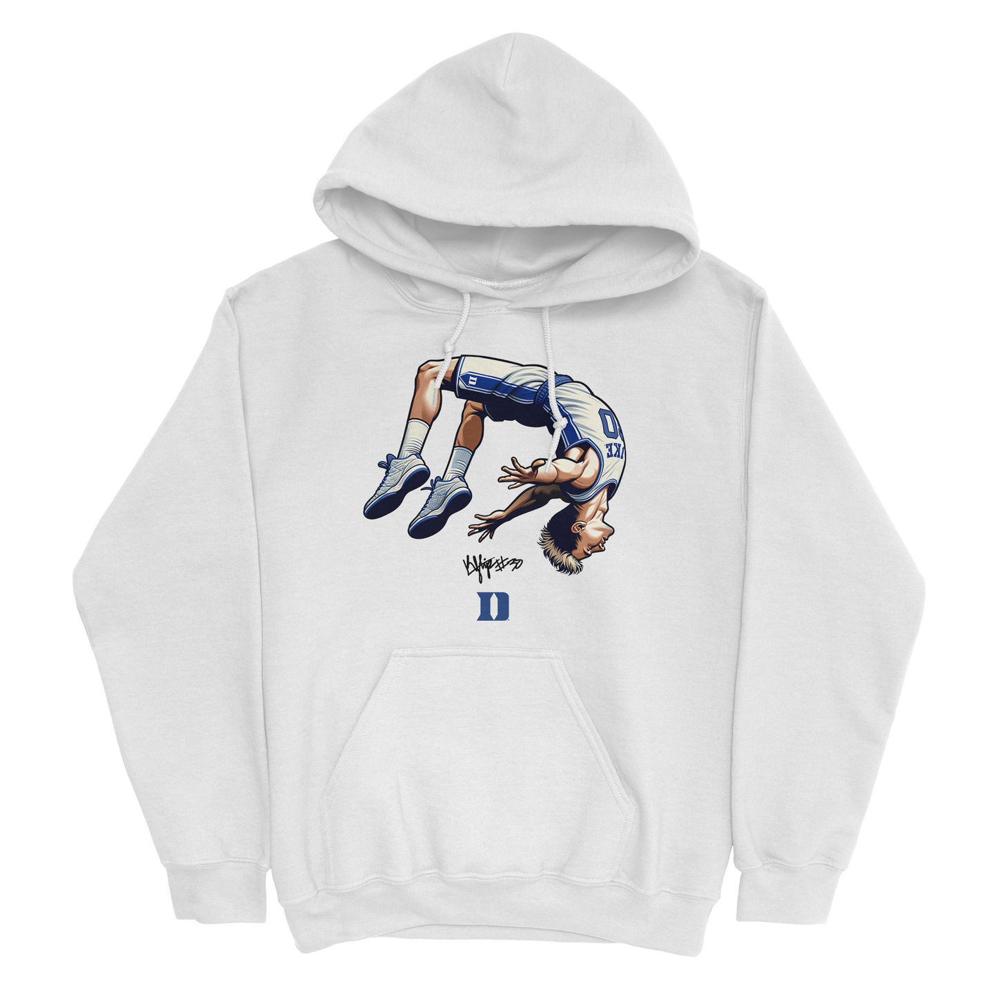 EXCLUSIVE DROP: Kyle Filipowski 'Flip' Cartoon Hoodie (White)