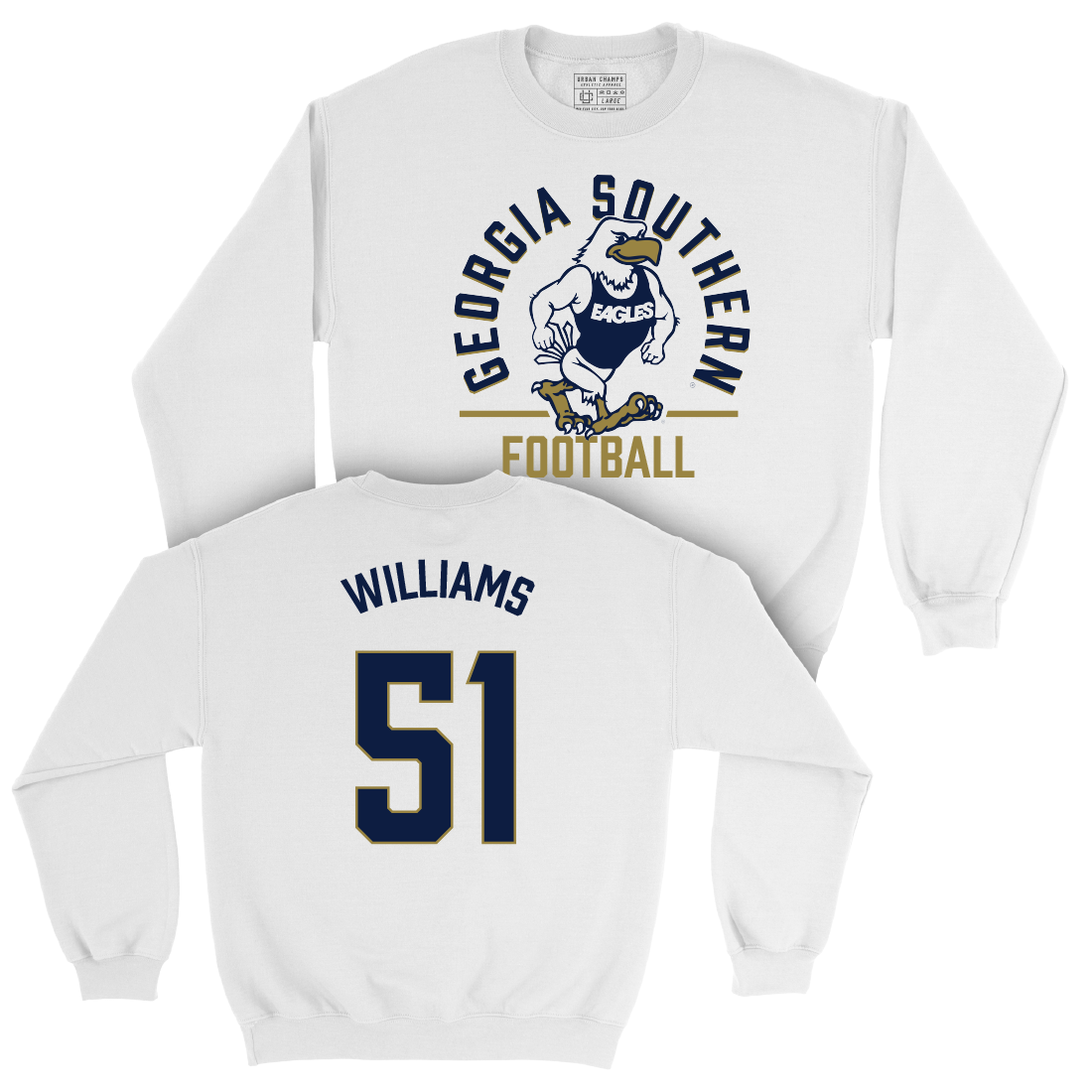 Georgia Southern Football White Classic Crew   - Matthew Williams