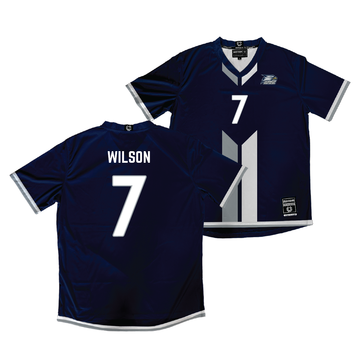 Georgia Southern Women's Soccer Navy Jersey  - Kendall Wilson