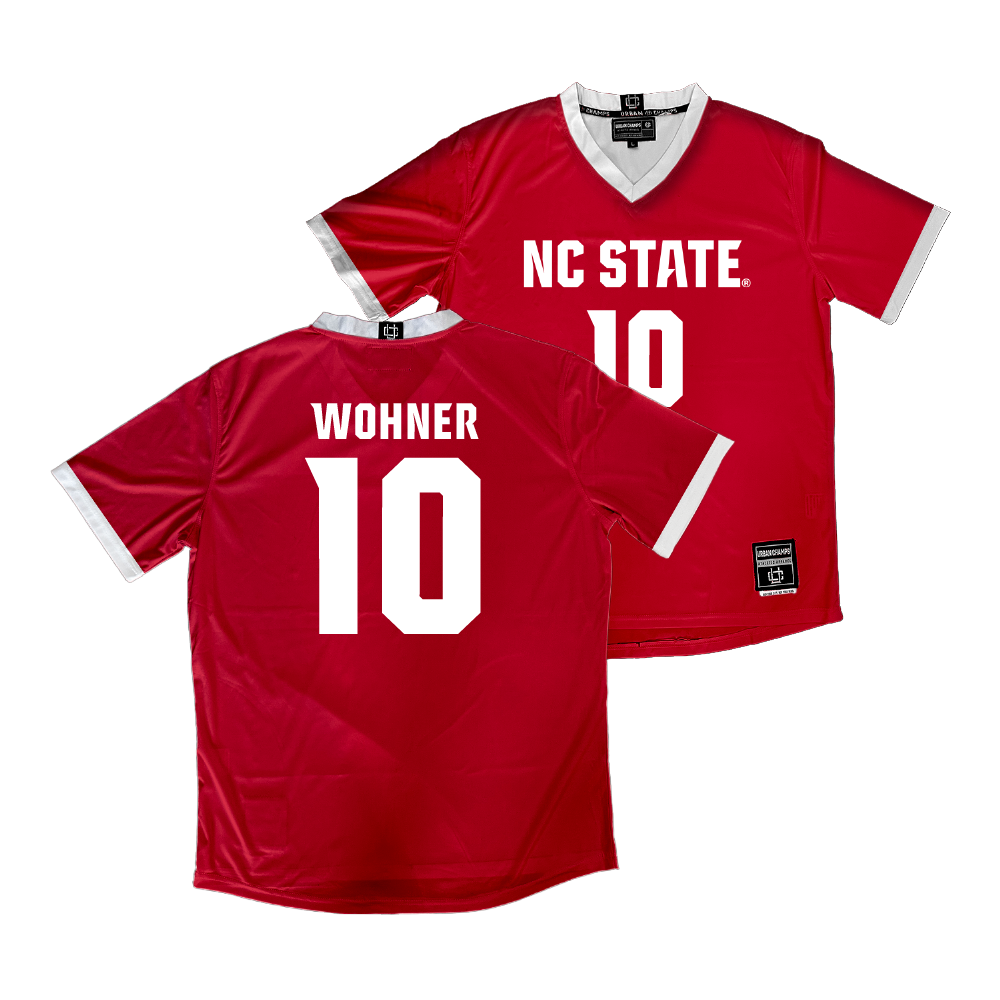 NC State Women's Soccer Red Jersey - Annika Wohner