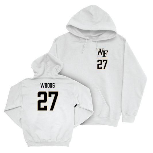 Wake Forest Football White Logo Hoodie  - Jason Woods