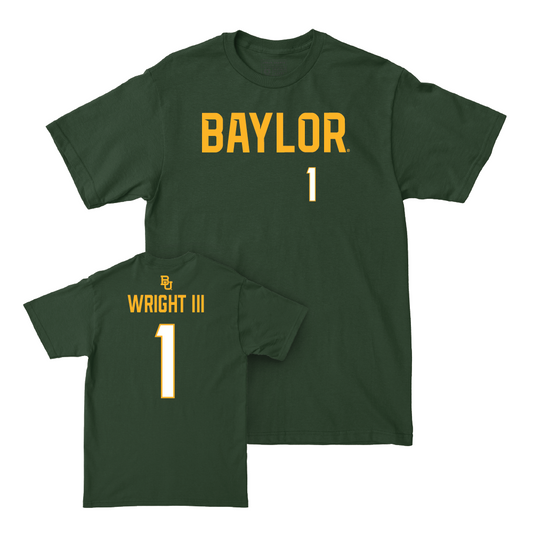 Baylor Men's Basketball Green Wordmark Tee  - Robert Wright III