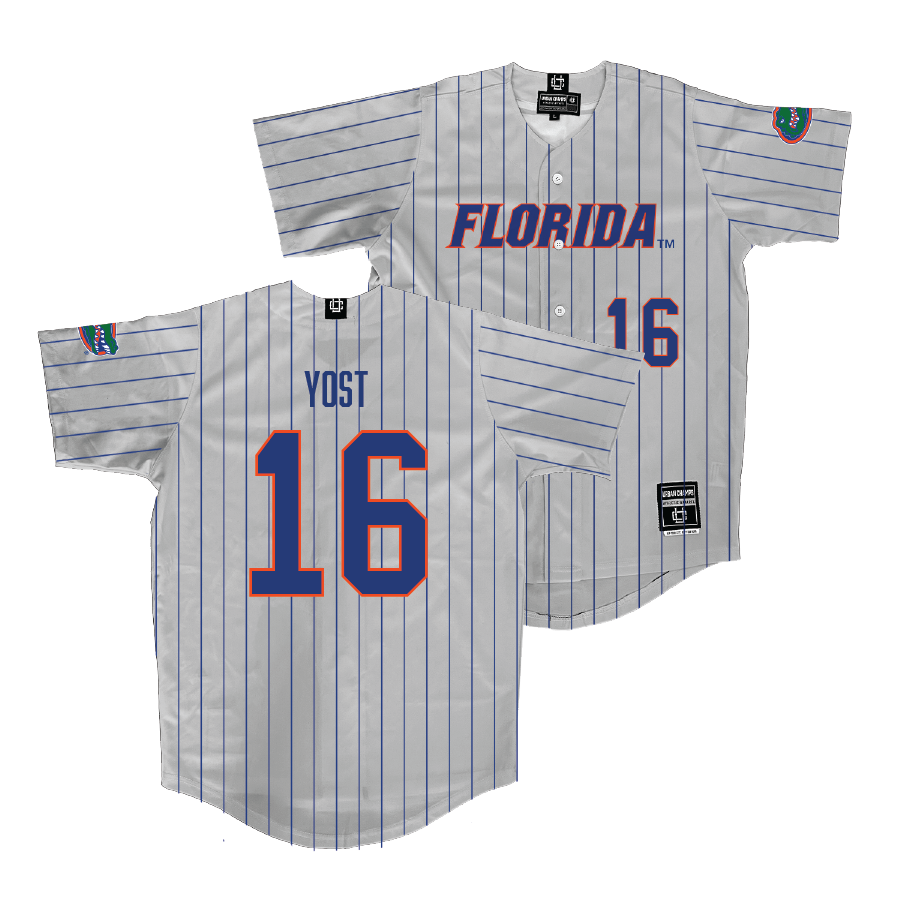 Florida Baseball Sport Grey Jersey - Hayden Yost