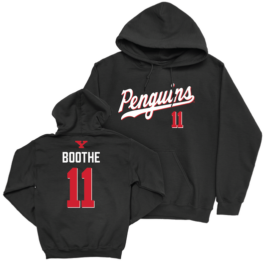 Youngstown State Softball Black Script Hoodie - Alivia Boothe Small