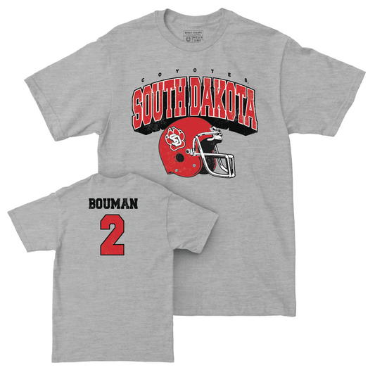 South Dakota Football Sport Grey Kickoff Tee - Aidan Bouman