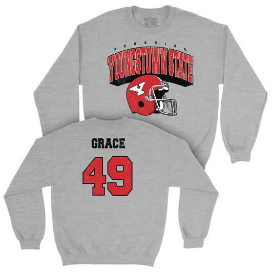 Youngstown State Football Sport Grey Kick Off Crew - Alex Grace Small