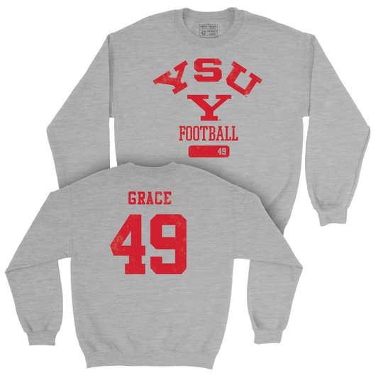 Youngstown State Football Sport Grey Varsity Crew - Alex Grace Small