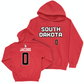 South Dakota Football Red Sideline Hoodie - Andre Jacobs