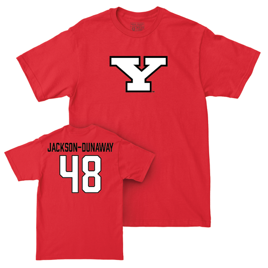 Youngstown State Football Red Legacy Tee - Andrew Jackson-Dunaway Small