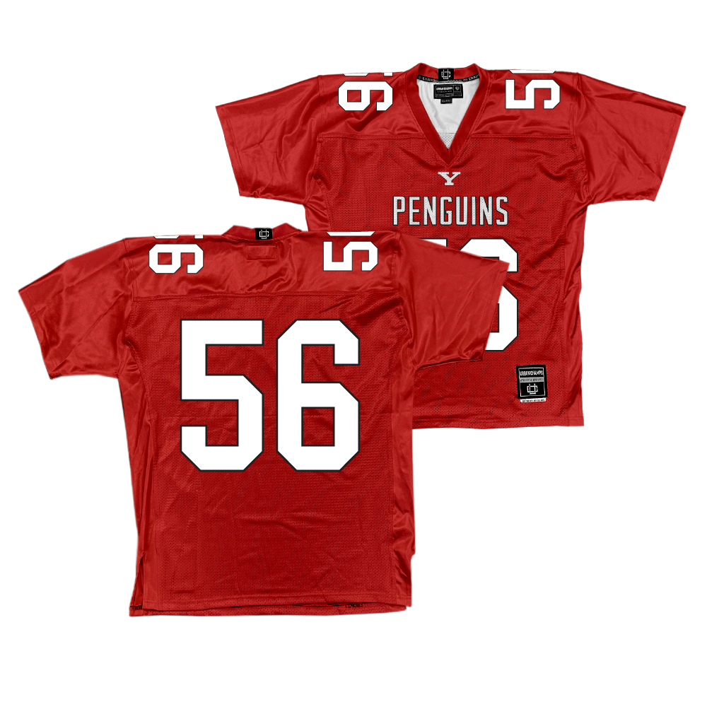 Youngstown State Football Red Jersey - Aidan Parker Small