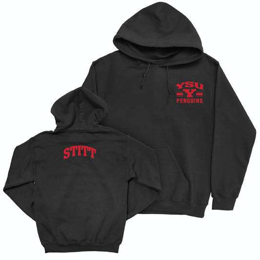 Youngstown State Men's Track & Field Black Victory Hoodie - Abram Stitt Small