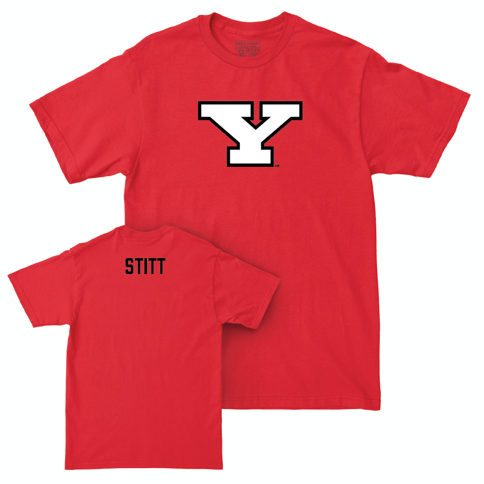 Youngstown State Men's Track & Field Red Legacy Tee - Abram Stitt Small