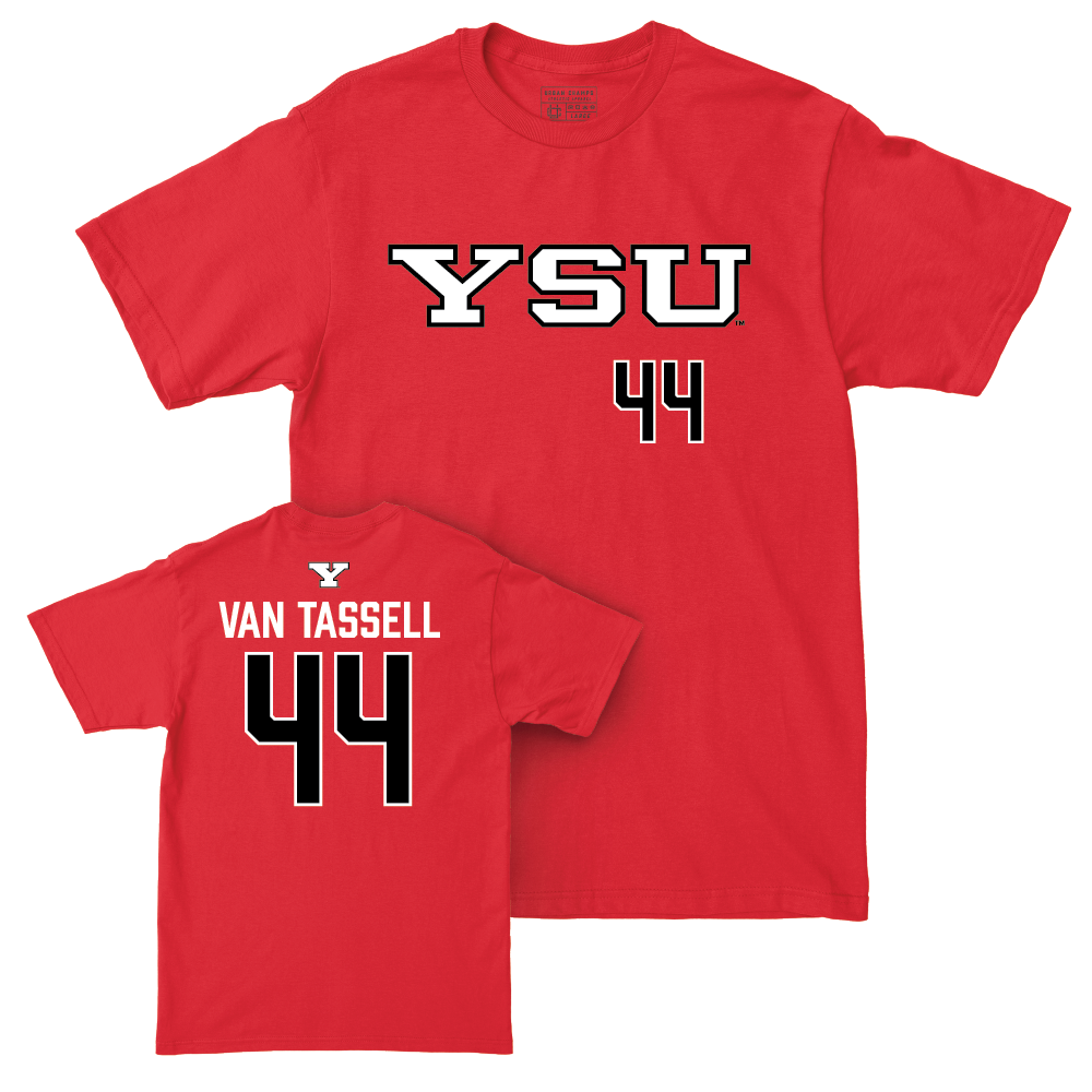 Youngstown State Women's Basketball Red Sideline Tee - Ashlynn Van Tassell Small