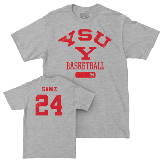 Youngstown State Women's Basketball Sport Grey Varsity Tee - Bella Samz Small