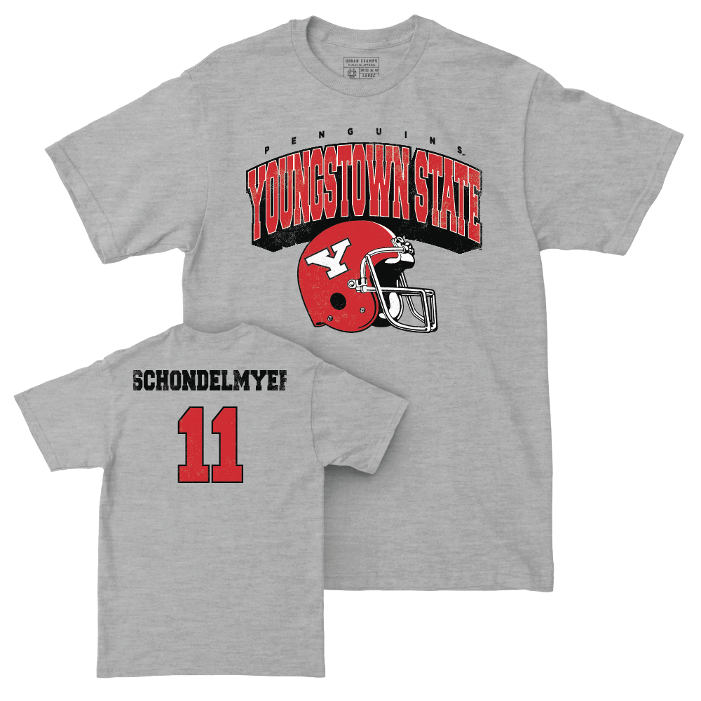 Youngstown State Football Sport Grey Kick Off Tee - Bryce Schondelmyer Small