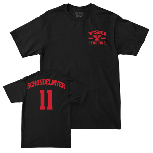 Youngstown State Football Black Victory Tee - Bryce Schondelmyer Small