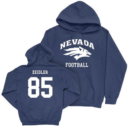 Nevada Football Navy Staple Hoodie    - Cam Zeidler