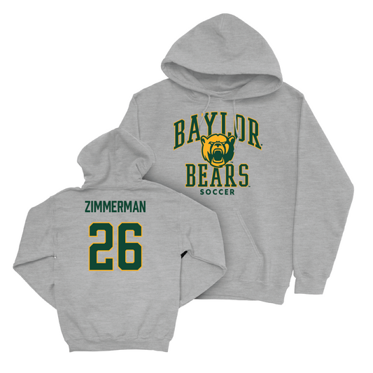 Baylor Women's Soccer Sport Grey Classic Hoodie  - Kate Zimmerman