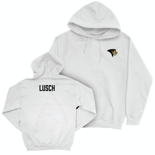 Lindenwood Wrestling White Logo Hoodie - Bailey Lusch