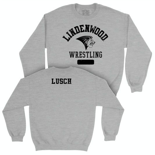 Lindenwood Wrestling Sport Grey Varsity Crew - Bailey Lusch