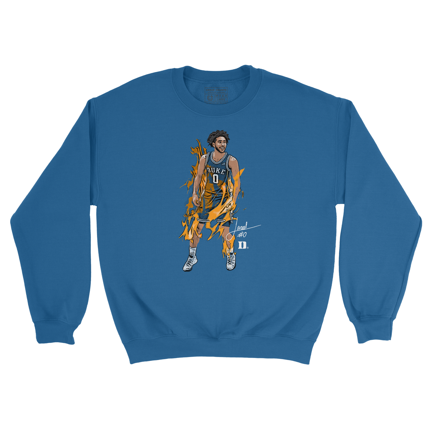 EXCLUSIVE RELEASE: JAR3D Fire Royal Blue Crewneck