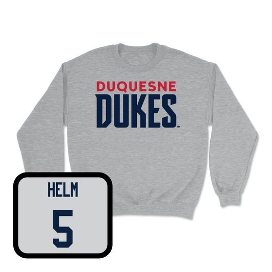 Duquesne Women's Volleyball Sport Grey Lock Crew