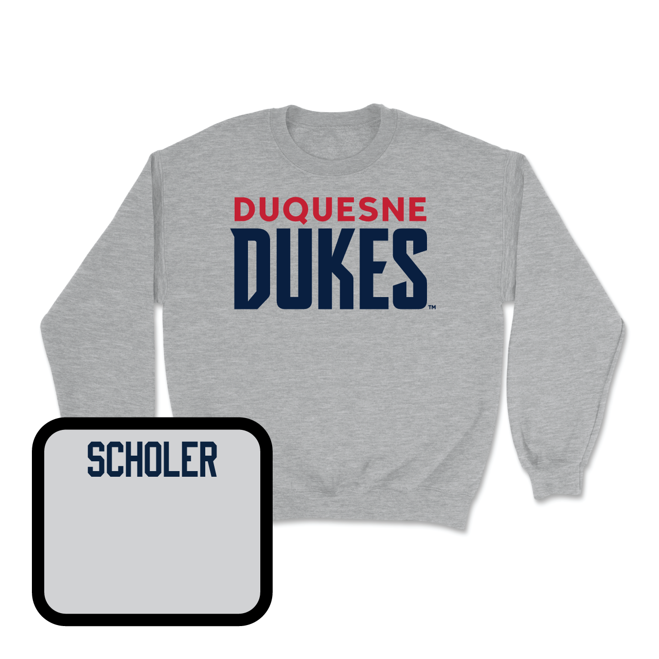 Duquesne Swim & Dive Sport Grey Lock Crew