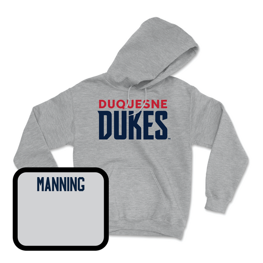 Duquesne Men's Tennis Sport Grey Lock Hoodie